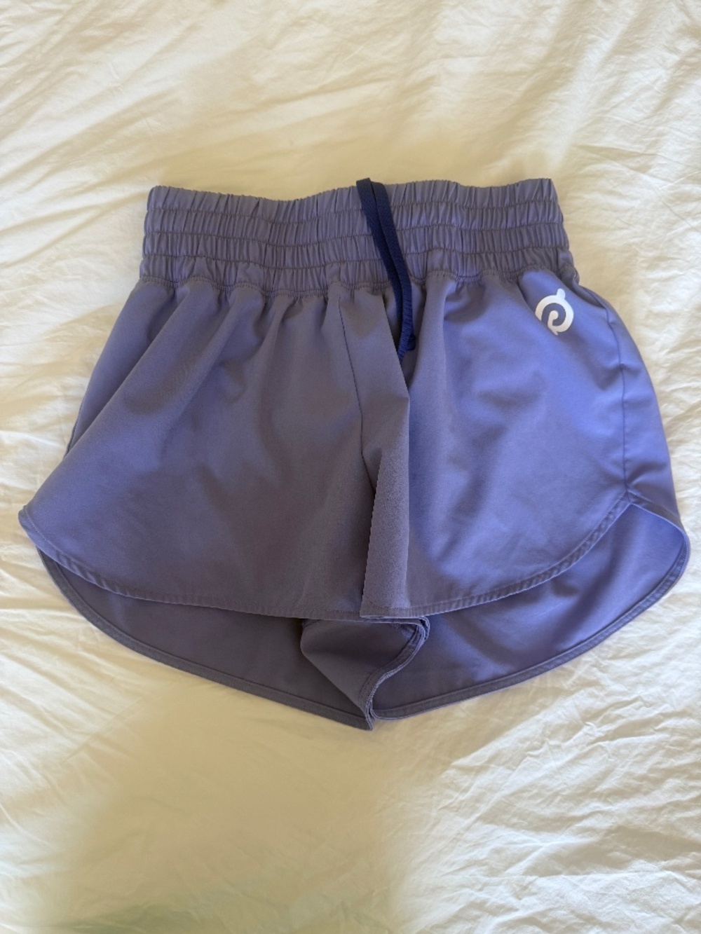 Peloton purple run shorts small